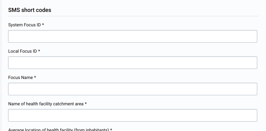 SMS Commands - Program stage data entry parser short codes