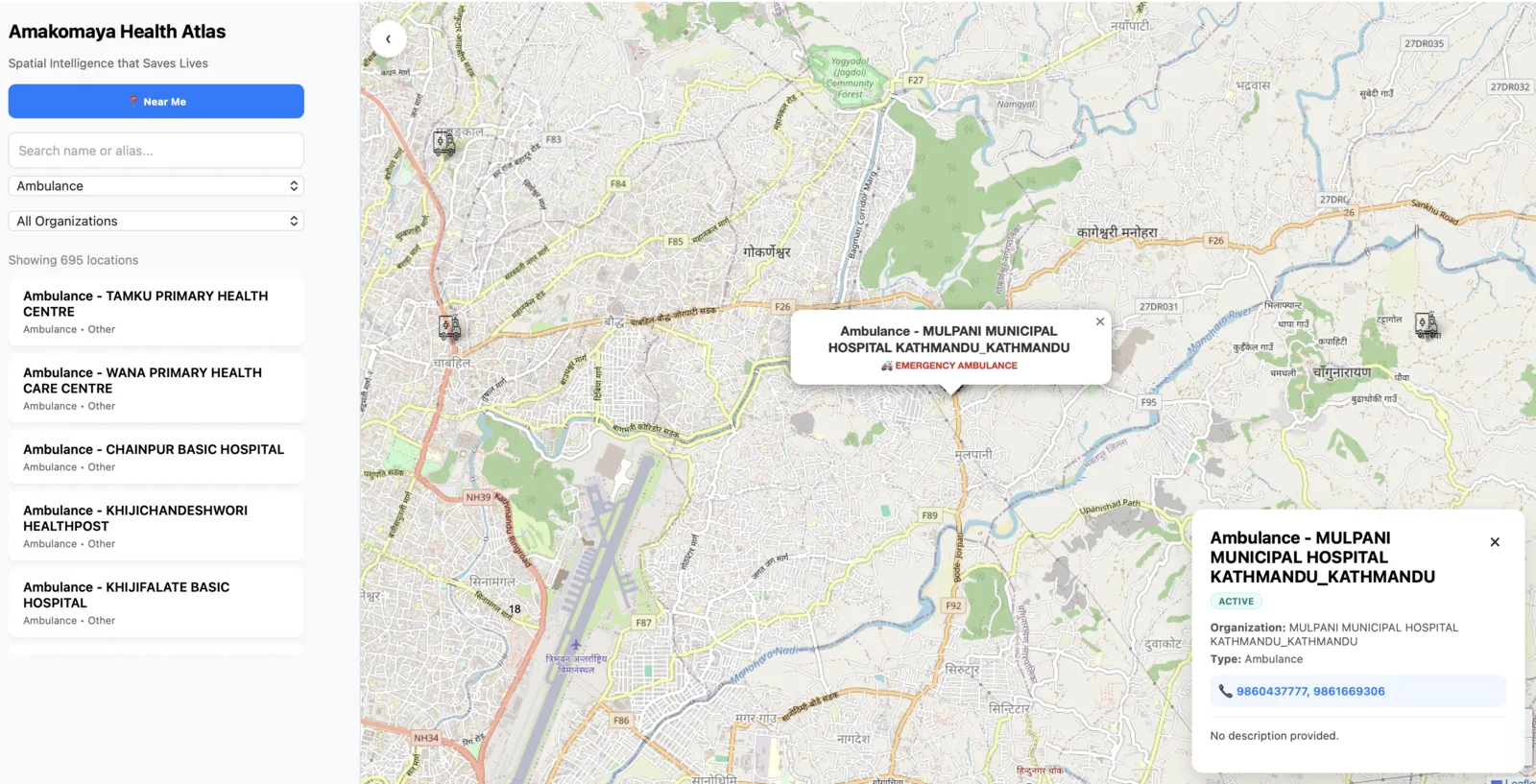 Geospatial Health Intelligence